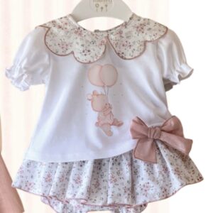 Conjunto Valentina nube color rosa