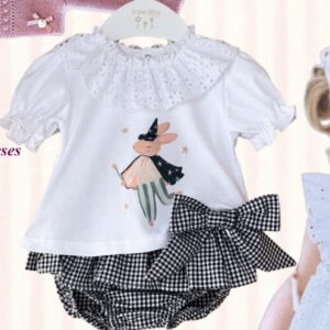 Conjunto camiseta y braguita VALENTINA COLECCIÓN BELLA