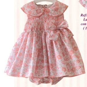 Vestido con braguita Valentina bebés colección petalo