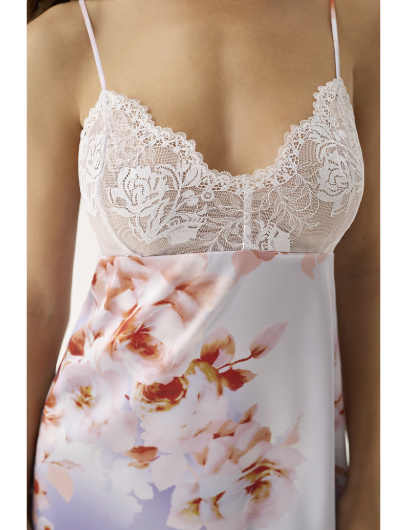 CAMISÓN LENCERO TIRANTES SATÉN ELÁSTICO - Imagen 2