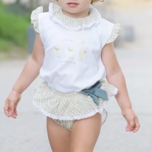Conjunto camiseta con braguita