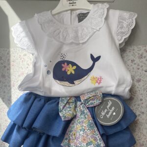 Conjunto camiseta y braguita Denim