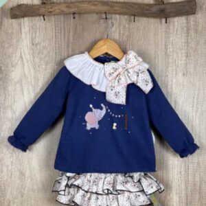 Conjunto niña sudadera y braguita