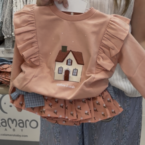 Conjunto sudadera y braguita Mon Petit