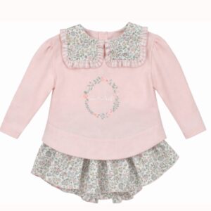Sudadera y braguita rosa